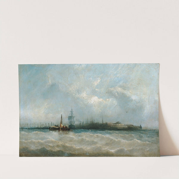 New York from the Harbor Showing the Battery and Castle Garden by Alfred Copestick