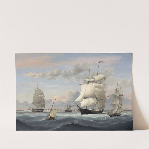 New York Harbor (1852) by Fitz Henry Lane