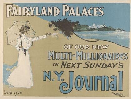New York Journal- Fairland Palaces of Our New Multi-Millionaires (1900)