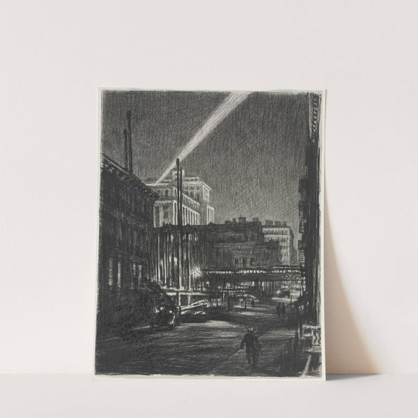 New York Night (c. 1920–40) by Muirhead Bone