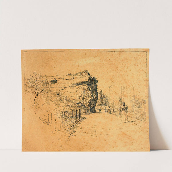 New York, Old Block House (1897) by Ernest Peixotto