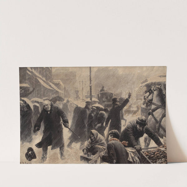 New York Street Scene (circa 1898) by William Robinson Leigh