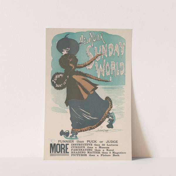 New York Sunday World, Sunday, Jany 12th by George Frederick Scotson-Clark