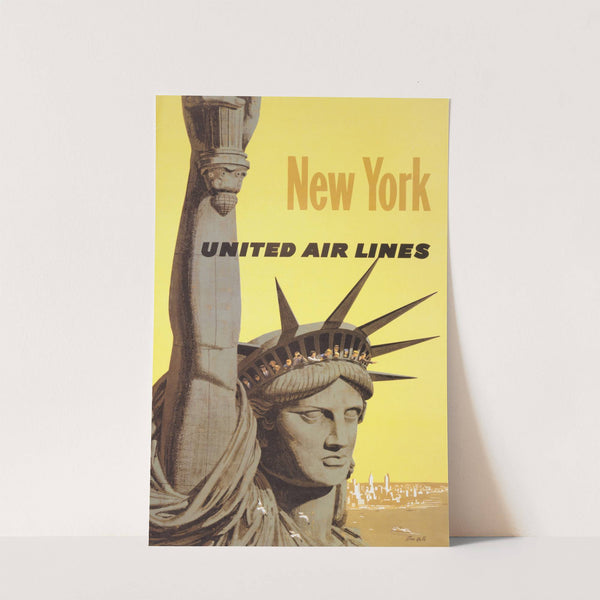 New York, United Air Lines by Stanley Galli