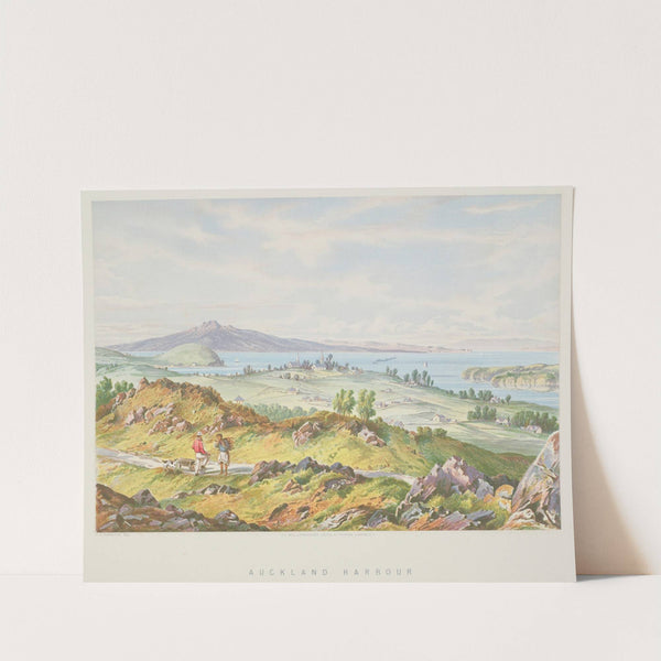 New Zealand Graphic and Descriptive. Auckland Harbour by Charles Decimus Barraud