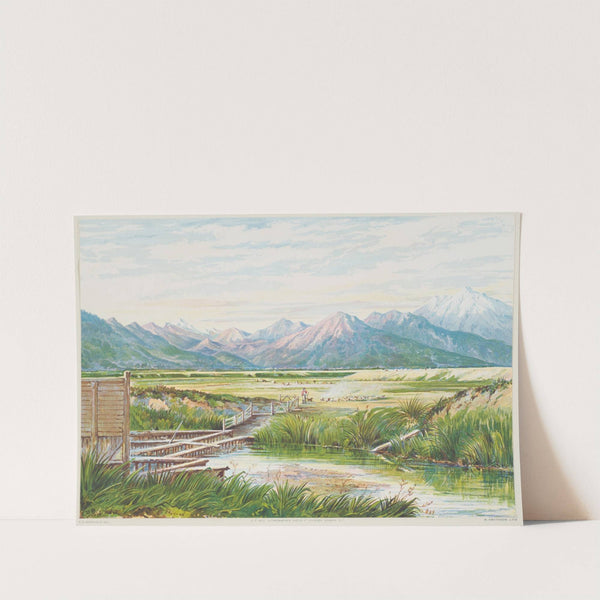 New Zealand Graphic and Descriptive. Mount Alford. by Charles Decimus Barraud