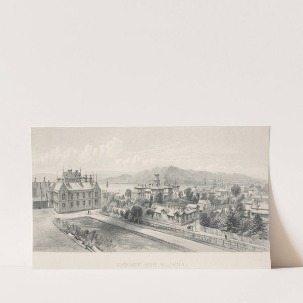 New Zealand Graphic and Descriptive. Plate 1. Government House, Wellington. (1877) by Charles Decimus Barraud