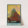 New Zealand. Mitre Peak, Milford Sound by Leonard Cornwall Mitchell