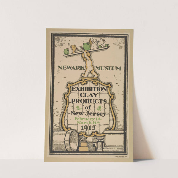 Newark museum. Exhibition of clay products (1915)