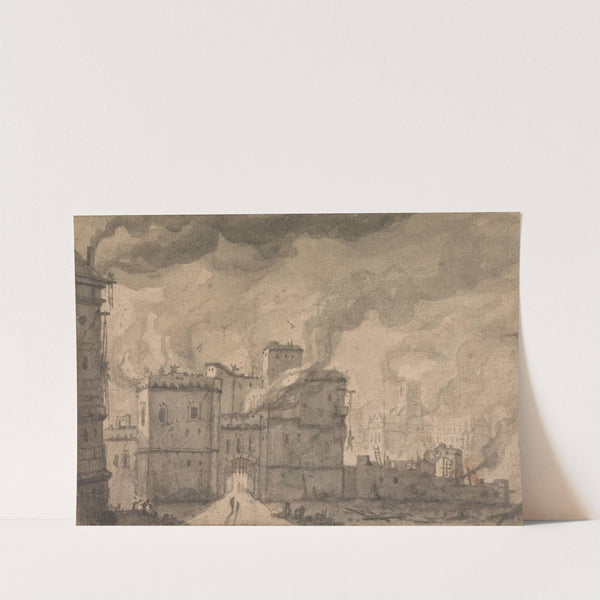 Newgate Prison, the Fire of London by Thomas Wijck