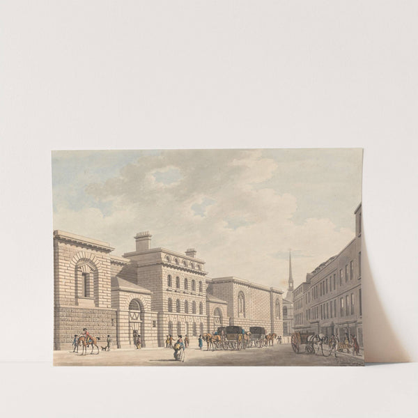 Newgate by Thomas Malton the Younger