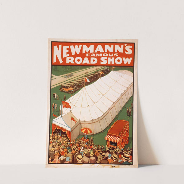 Newmann’s Famous Road Show (1925) by Donaldson Lith. Co