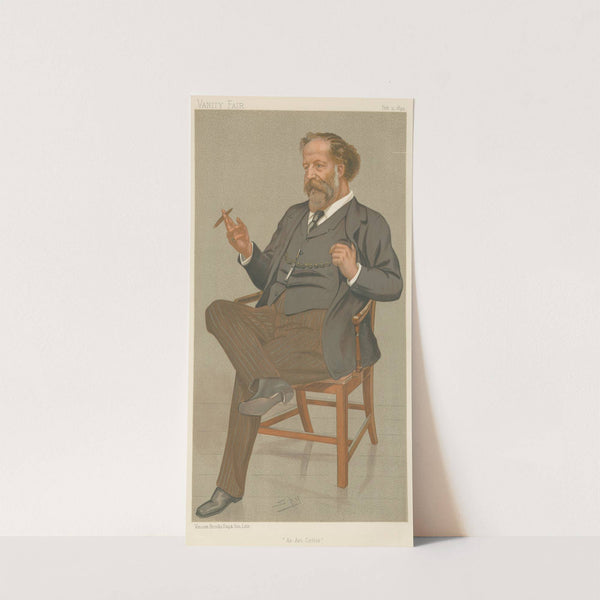 Newpapermen; ‘An Art Critic’, Mr. Joseph William Comyns Carr, February 11, 1893 (1893) by Leslie Matthew Ward