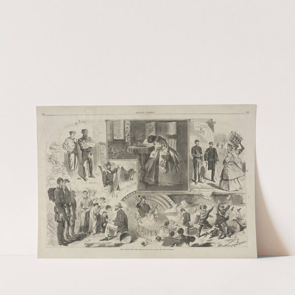 News from the War (1862) by Winslow Homer