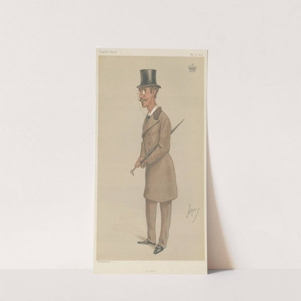 Newspapermen; ‘Active’, Lord Dunraven, May 4, 1878 (1878) by Carlo Pellegrini