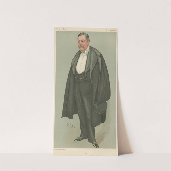 Newspapermen; ‘Algy’, The Hon. Algernon Henry Bourke, Januray 20, 1898 (1898) by Leslie Matthew Ward