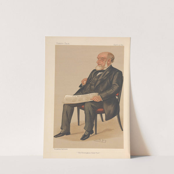 Newspapermen; ‘The Birmingham Daily Post’, Mr. John Jaffray, April 19, 1890 (1890) by Leslie Matthew Ward