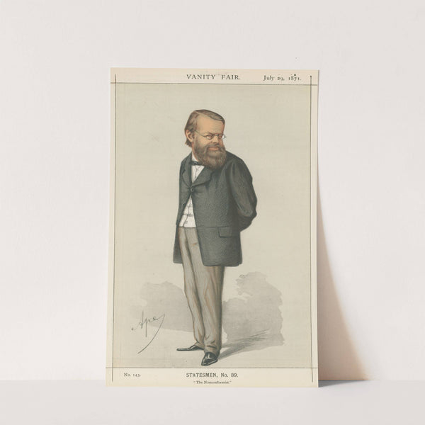 Newspapermen; ‘The Nonconformist’, Miall, July 29, 1871 (1871) by Carlo Pellegrini