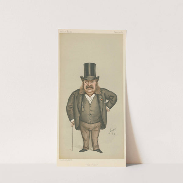 Newspapermen; ‘The Times’, Opfer of Blowitz, August 29, 1885 (1885) by Carlo Pellegrini