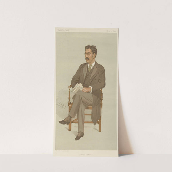 Newspapermen; ‘Three Editors’, Clement K. Shorter, December 20, 1894 (1894) by Leslie Matthew Ward