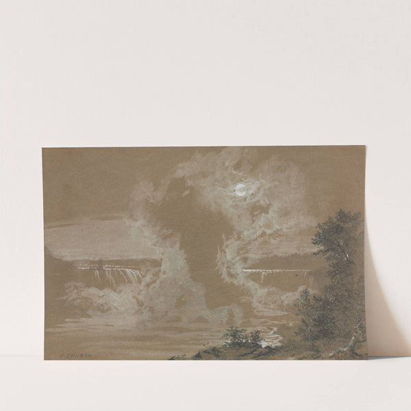 Niagara Falls by Moonlight (1856) by Frederic Edwin Church