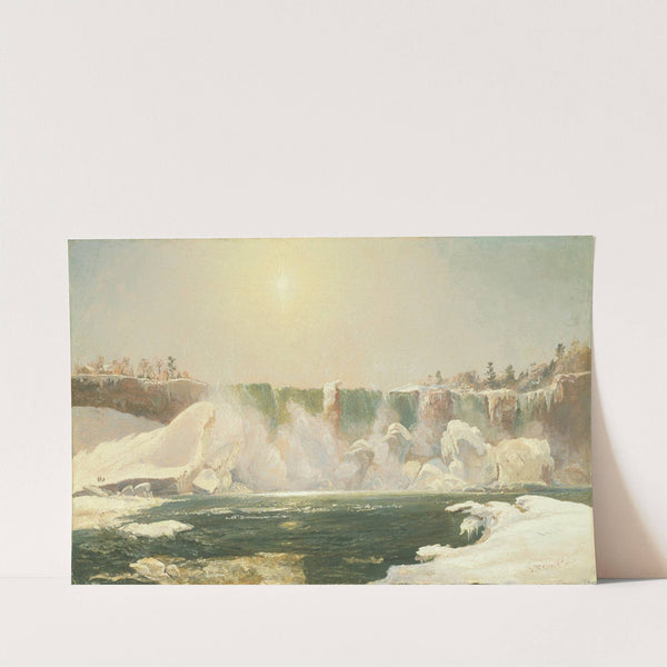 Niagara Falls in Winter by Jasper Francis Cropsey