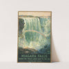 Niagara Falls, where the Great Lakes leap to the sea. Travel by train (1925) by Frederic C Madan