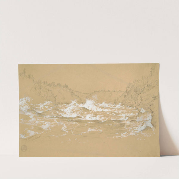 Niagara River Gorge (1856 or 1858) by Frederic Edwin Church