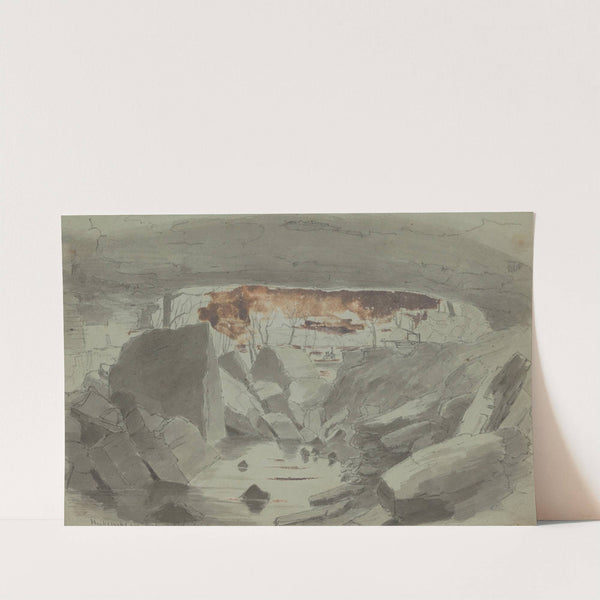 Nickajack Cave looking out. (1857) by David English Henderson