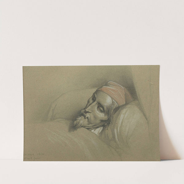Nicolas-Toussaint Charlet sur son lit de mort (1846) by Théodore Valerio