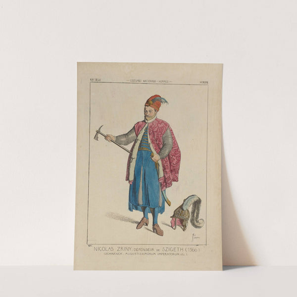 Nicolas Zriny, défenseur de Szigeth (1566) by Raphaël Jacquemin