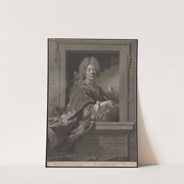 Nicolaus de Largillierre Professor in the Royal Academy of Painting (1715) by Francois Chereau the elder