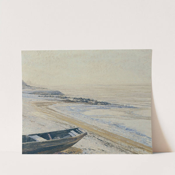 Niederrhein – Treibeis (1910) by Max Clarenbach