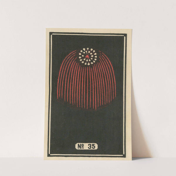Night Fireworks no. 35 by Jinta Hirayama