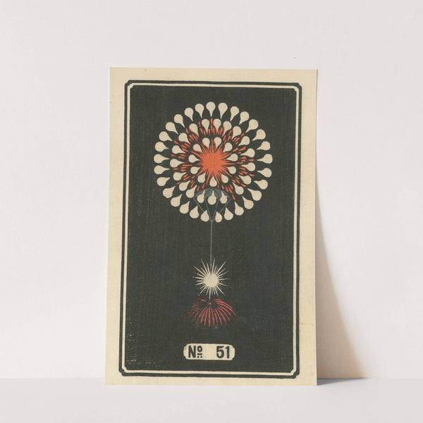 Night Fireworks no. 51 (1883) by Jinta Hirayama
