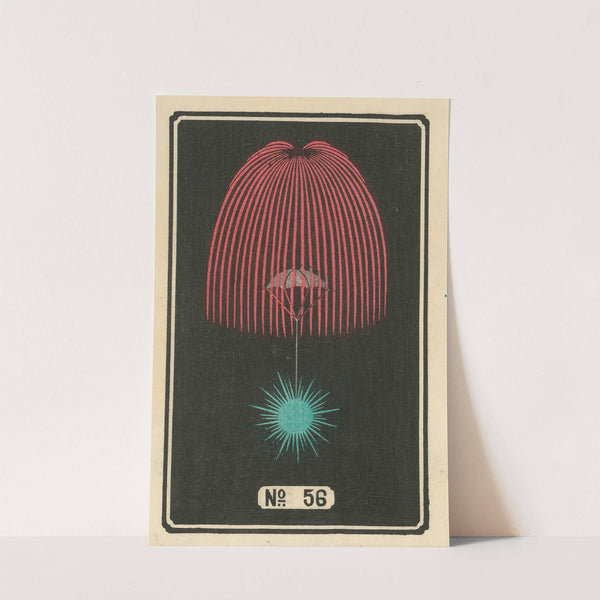 Night Fireworks no. 56 (1883) by Jinta Hirayama