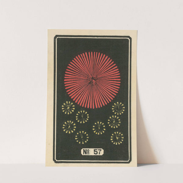 Night Fireworks no. 57 (1883) by Jinta Hirayama