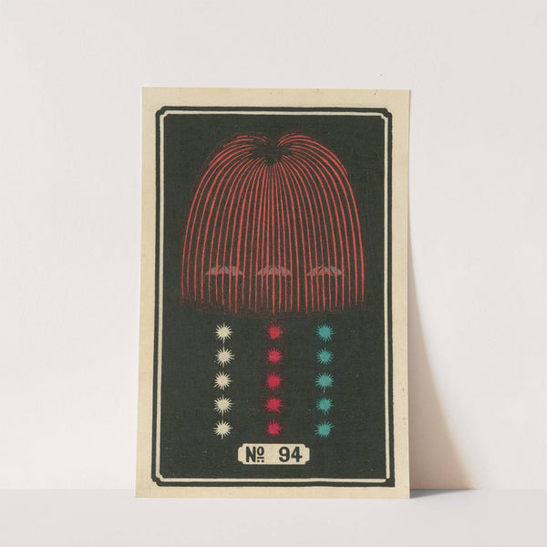 Night Fireworks no. 94 by Jinta Hirayama