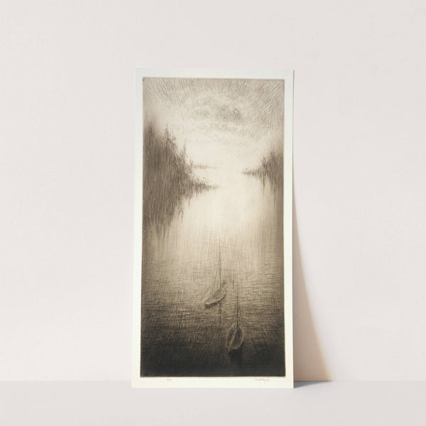 Night, High Island, Maine by Kerr Eby