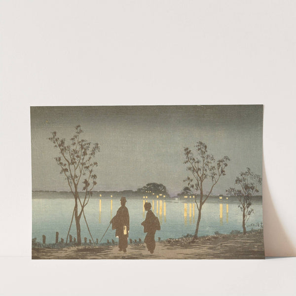 Night on the Sumida River by Kobayashi Kiyochika