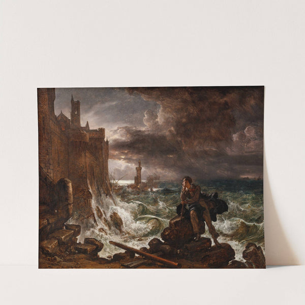 Night Piece, From The Closing Scene Of ‘rené’ By Chateaubriand by Franz Ludwig Catel