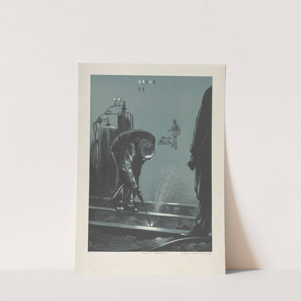 Night Repairs (1939) by Louis Lozowick