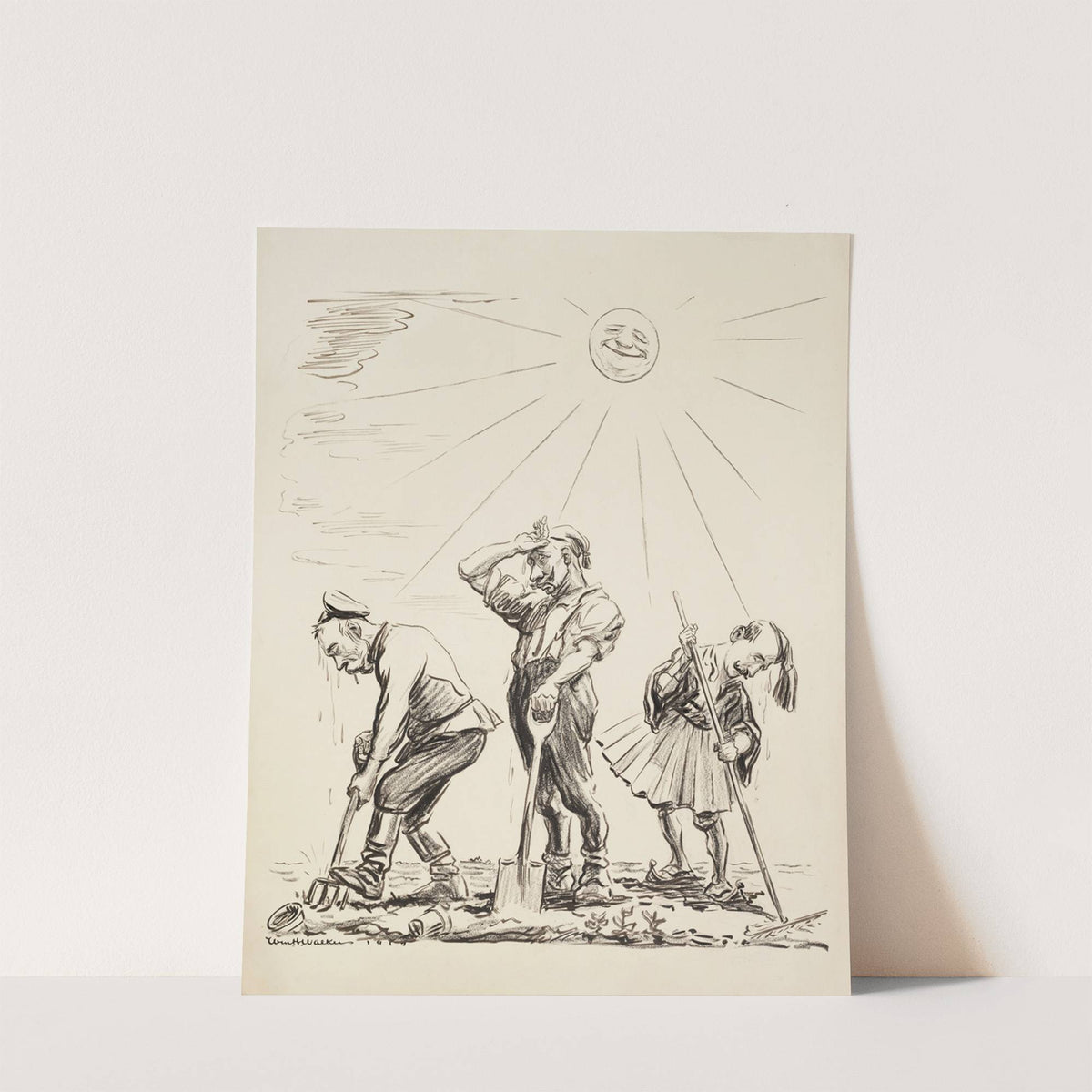 Niki-Willie and Tino, Gardeners, Ltd., A place in the sun (1917) by William Henry Walker