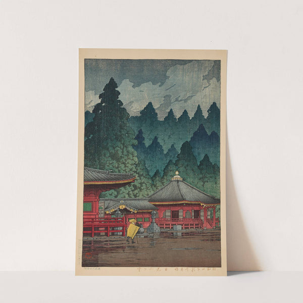 Nikko Futatsudo (Futatsu Hall in Nikko) (1929) by Kawase Hasui