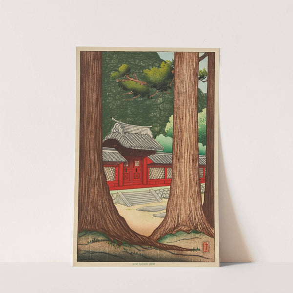 Nikko gateway, Japan (1928) by Lilian May Miller