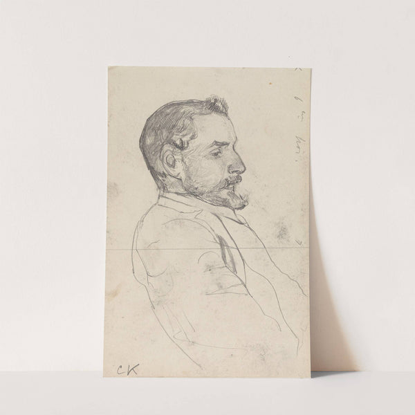 Nils Collett Vogt by Christian Krohg