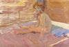 Niña en la playa de Valencia (girl on Valencia beach)