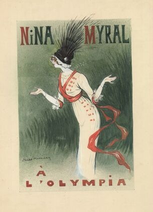 Nina Myral dans ‘La revue des femmes’ de Charles Quinel et Henry Moreau (1914)
