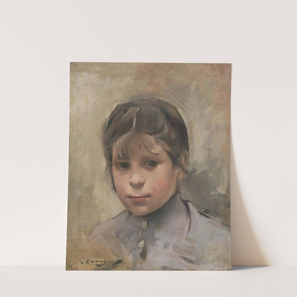Niña (Portrait Of A Girl) by Ramón Casas