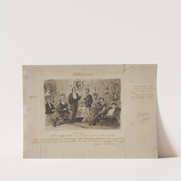 ‘Nincompoopiana,’ Illustration for Punch (c. 1879) by George Du Maurier